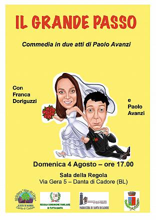 Commedia umoristica di paolo avanzi a danta di cadore (belluno) domenica 4 agosto 2024